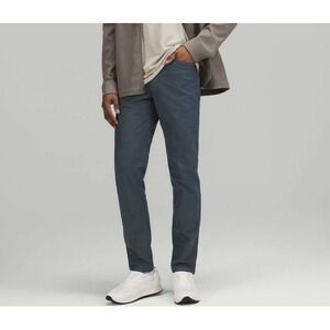 Lululemon Mens ABC Slim-Fit 5 Pocket Utilitech Pant Iron Blue Size 32x31 Stretch